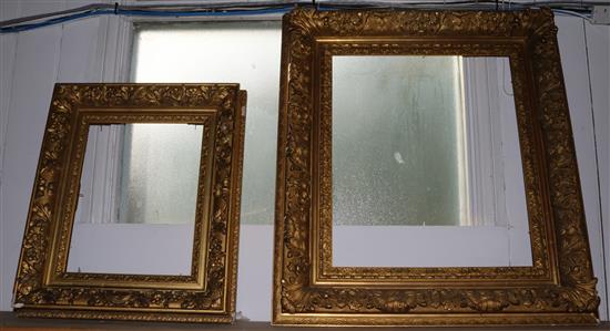 2 gilt picture frames